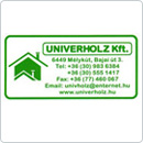 UNIVERHOLZ Kft.
