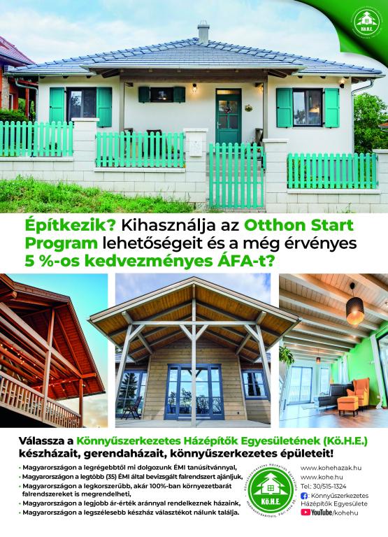 Könnyűszerkezetes házakra is jó megoldás!